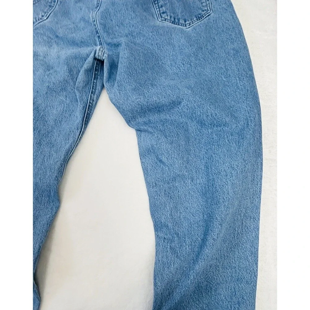 Carhartt Jeans Relaxed Fit 46‎ x30 Taper Leg Blue Denim B17 STW Stone Wash